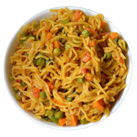 Pizza and maggi